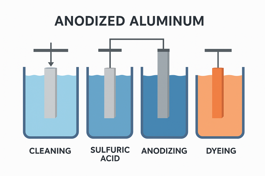 Anodize aluminum