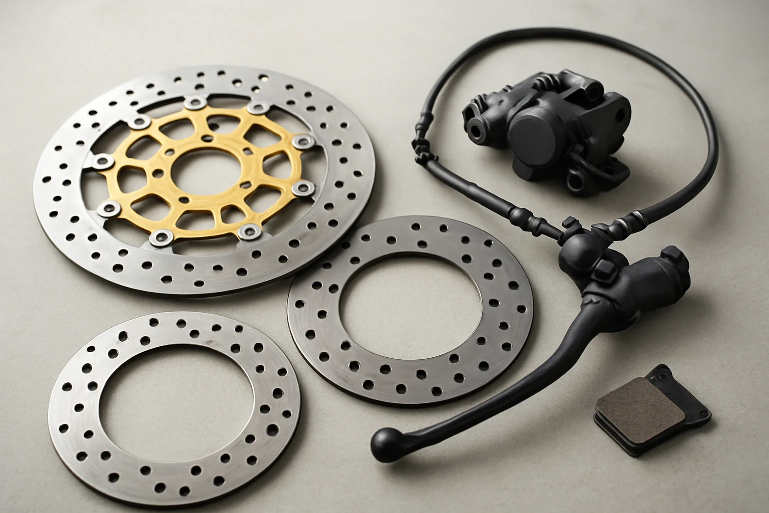 เปรียบเทียบอะไหล่แต่งมอเตอร์ไซค์เบรก