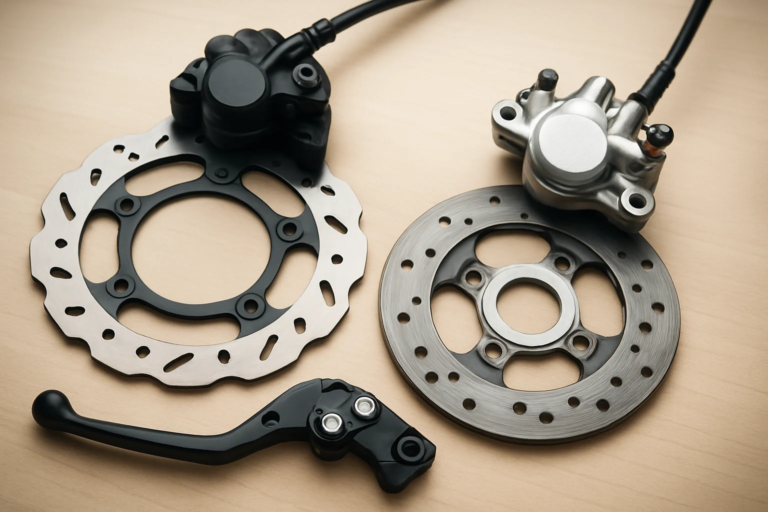 เปรียบเทียบอะไหล่แต่งมอเตอร์ไซค์เบรก