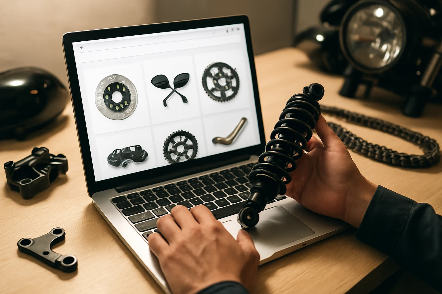 ซื้อออนไลน์อะไหล่แต่งมอเตอร์ไซค์