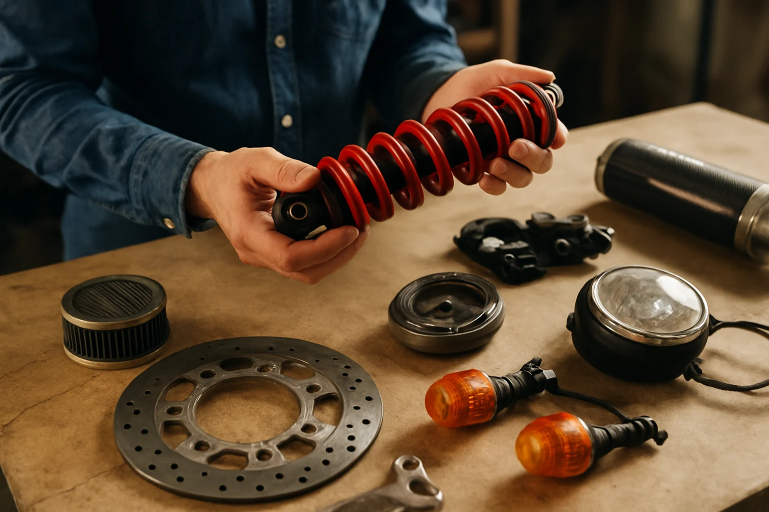 วิธีการเลือกซื้ออะไหล่แต่งมอเตอร์ไซค์