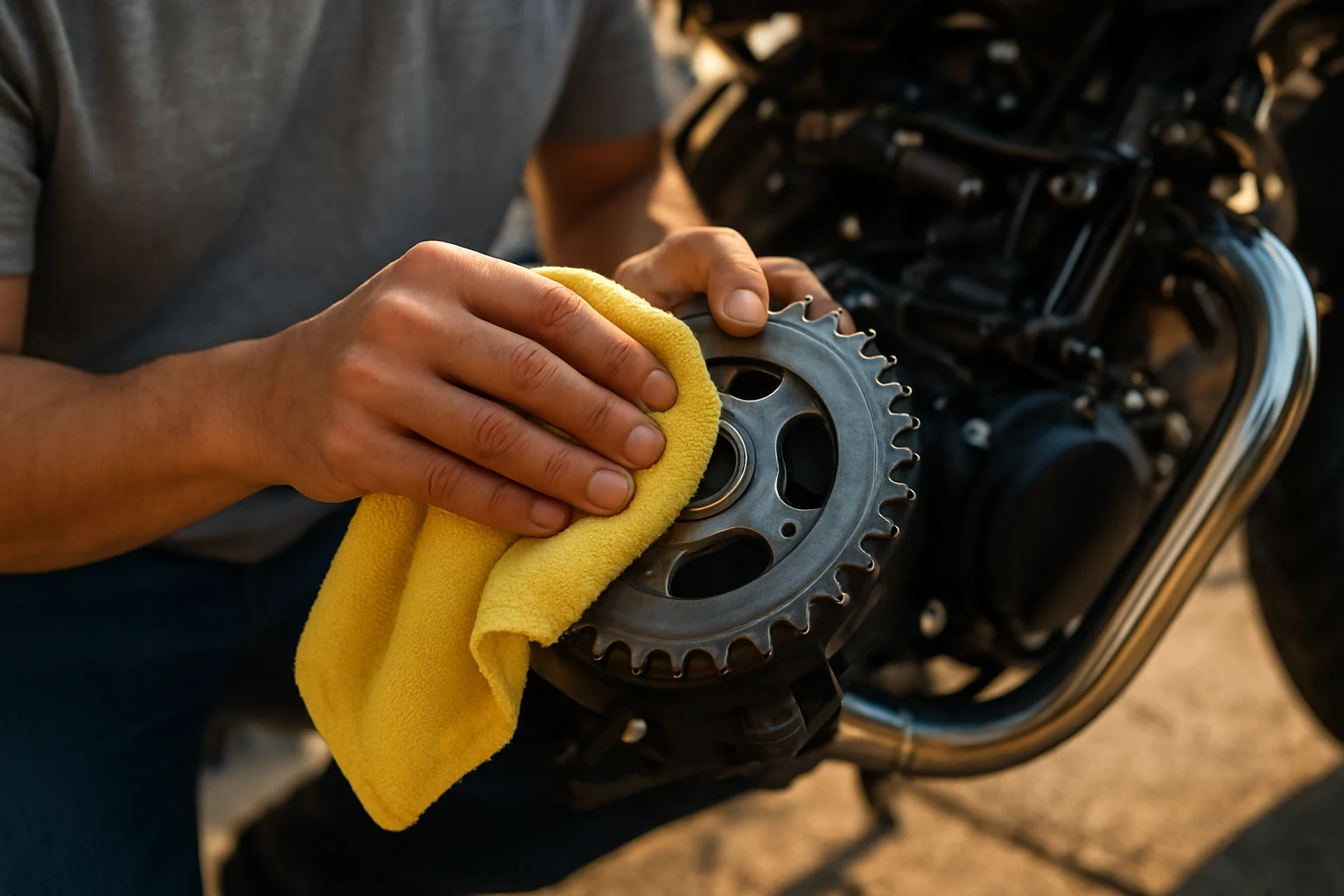 ทำความสะอาดอะไหล่แต่งมอเตอร์ไซค์อย่างถูกวิธี