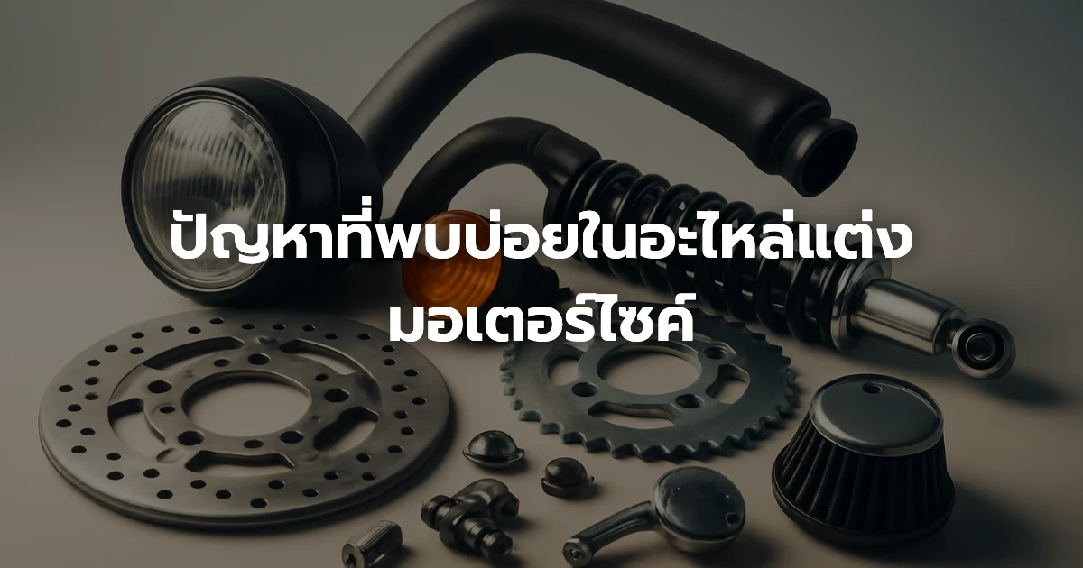 ปัญหาที่พบบ่อยในอะไหล่แต่งมอเตอร์ไซค์ ปัญหาที่พบบ่อยในอะไหล่แต่งมอเตอร์ไซค์