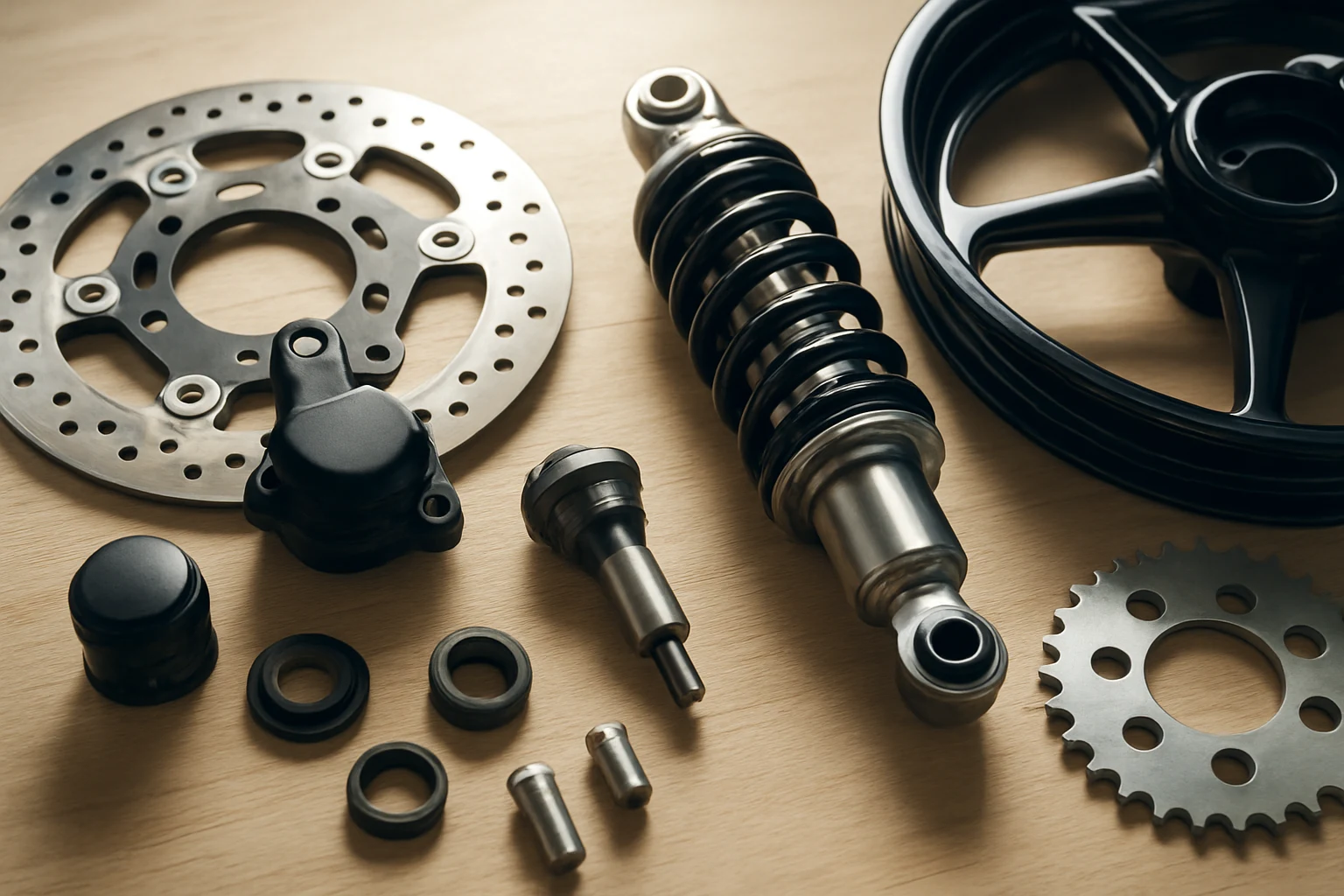 เปรียบเทียบอะไหล่แต่งมอเตอร์ไซค์ล้อ