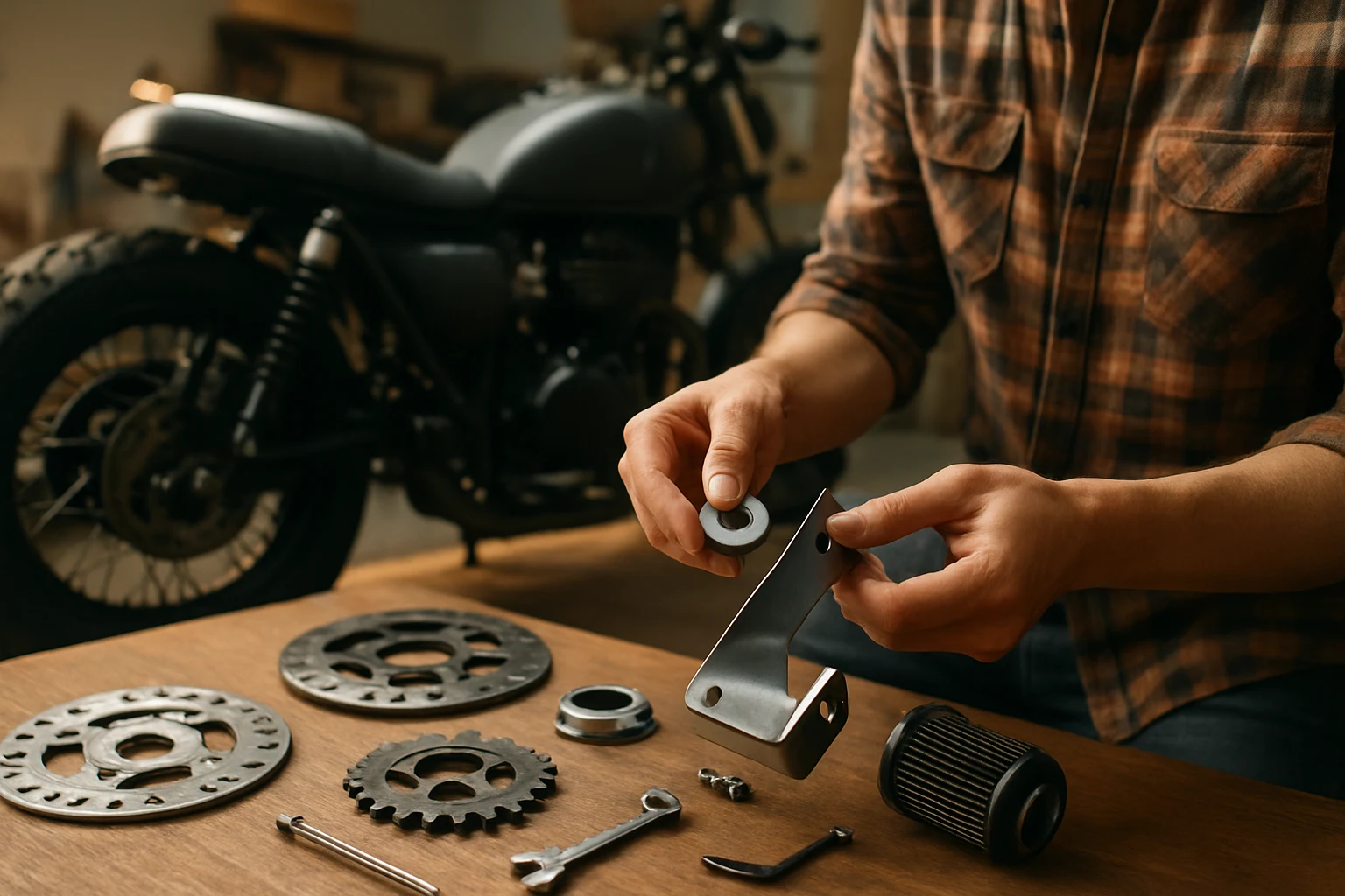 ทำเองอะไหล่แต่งมอเตอร์ไซค์