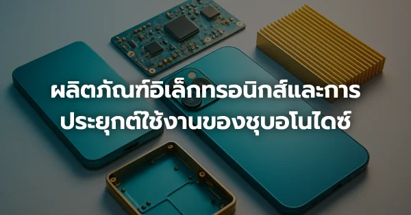 ผลิตภัณฑ์อิเล็กทรอนิกส์และการประยุกต์ใช้งานของชุบอโนไดซ์