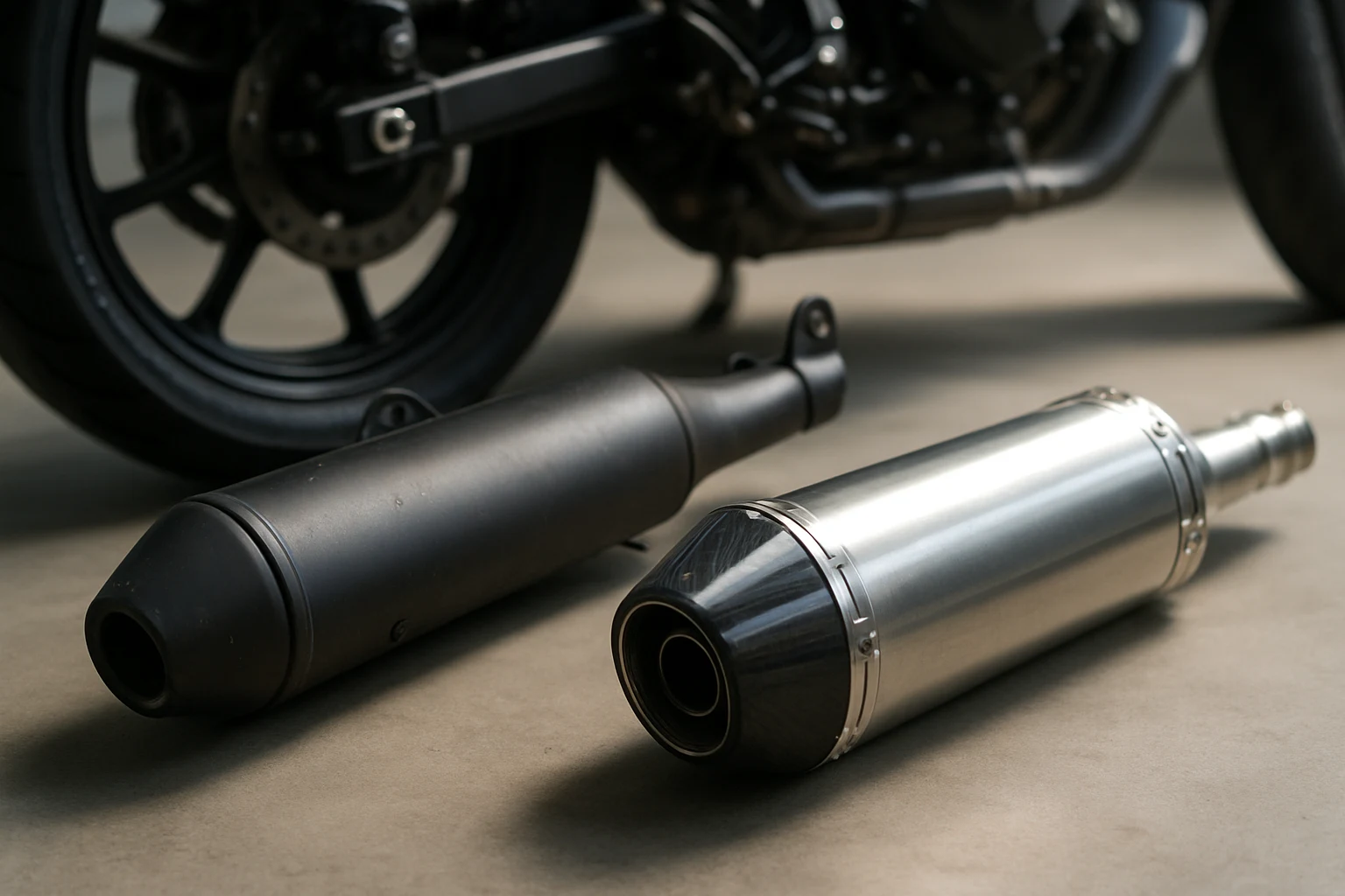 เปรียบเทียบอะไหล่แต่งมอเตอร์ไซค์ท่อไอเสีย