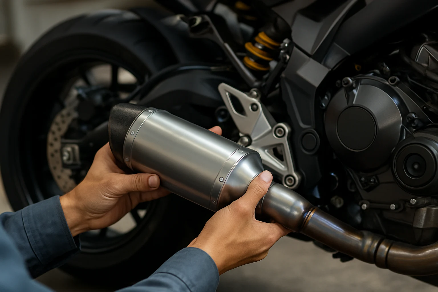 อะไหล่แต่งมอเตอร์ไซค์ท่อไอเสีย