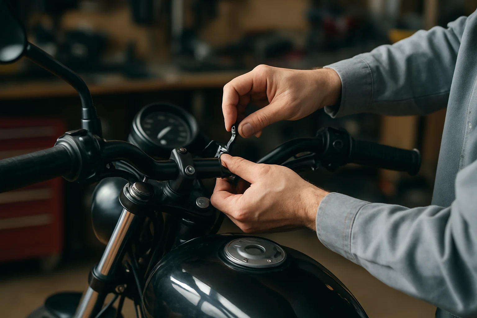 ติดตั้งอะไหล่แต่งมอเตอร์ไซค์แฮนด์อย่างไรให้ถูกต้อง