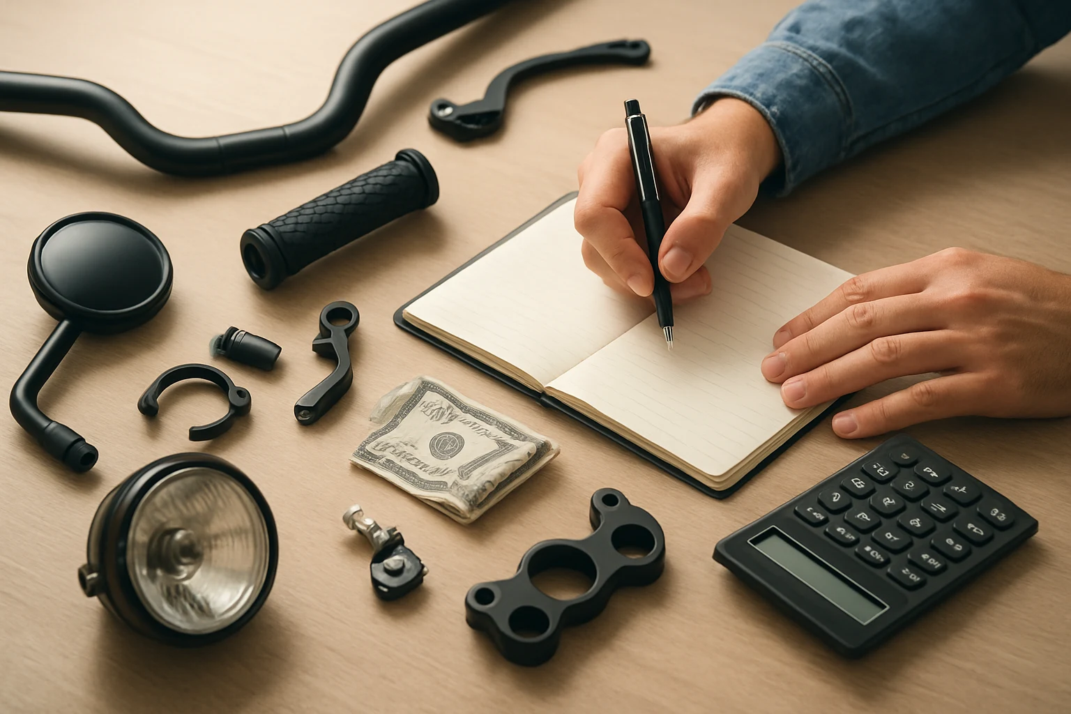 ค่าใช้จ่ายอะไหล่แต่งมอเตอร์ไซค์แฮนด์