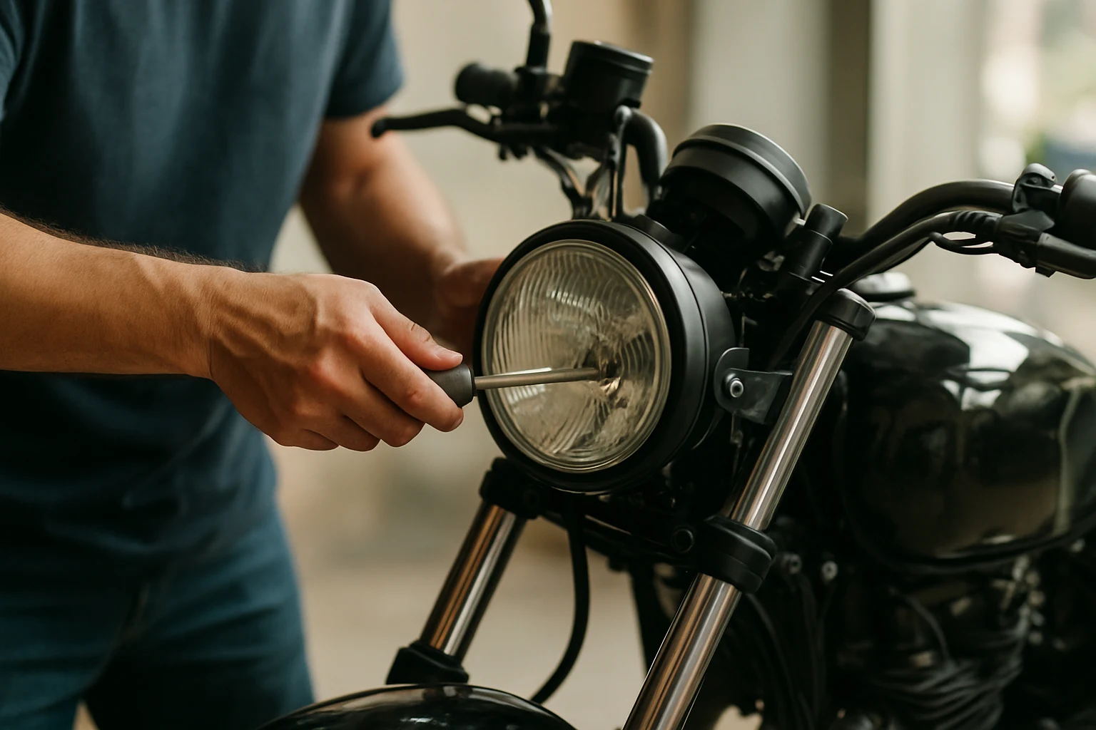 ติดตั้งอะไหล่แต่งมอเตอร์ไซค์ไฟหน้าอย่างถูกวิธี