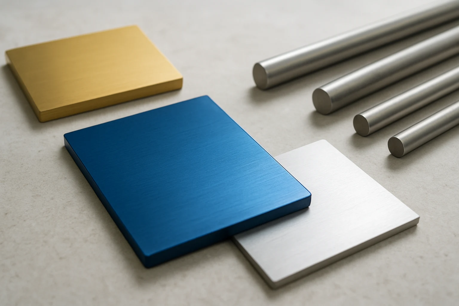 เปรียบเทียบวัสดุที่ใช้ในการชุบอโนไดซ์