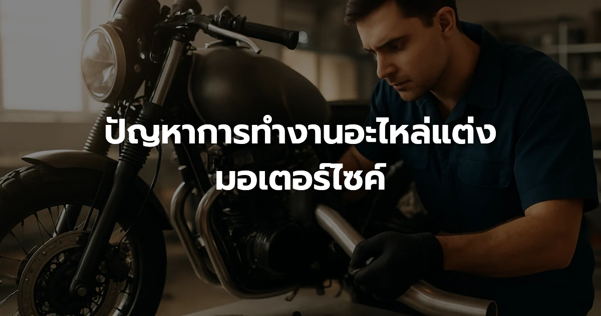 ปัญหาการทำงานอะไหล่แต่งมอเตอร์ไซค์ ปัญหาการทำงานอะไหล่แต่งมอเตอร์ไซค์