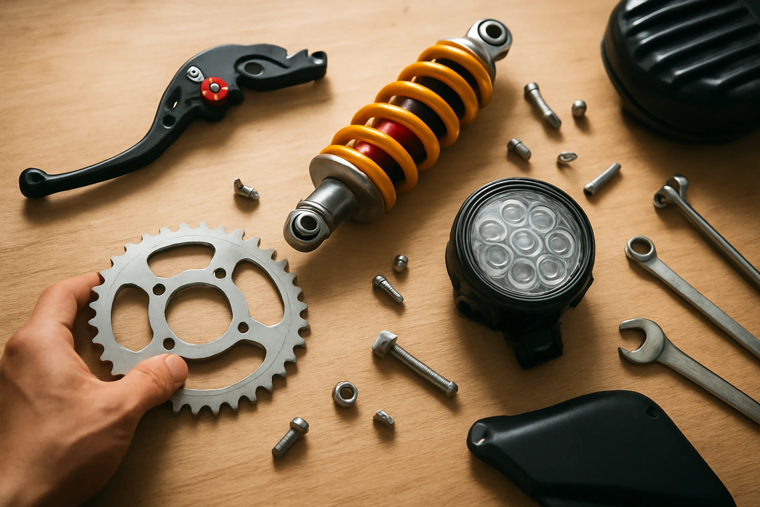 อะไหล่แต่งมอเตอร์ไซค์งบประมาณ