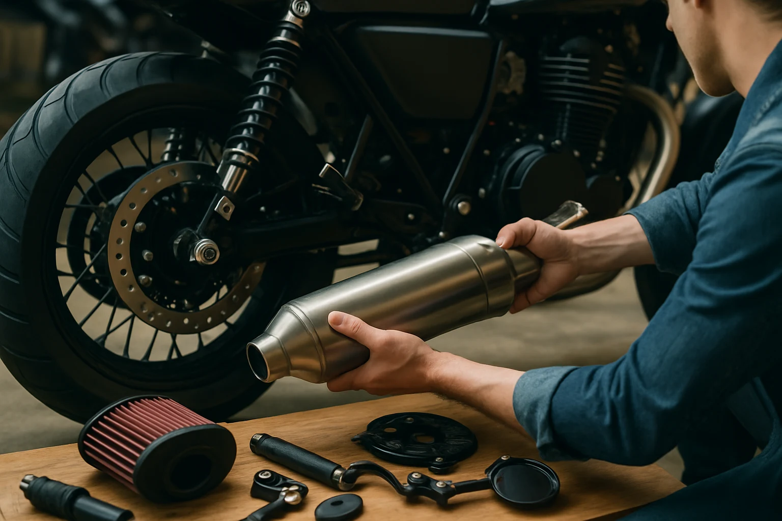 อะไหล่แต่งมอเตอร์ไซค์ในเมือง