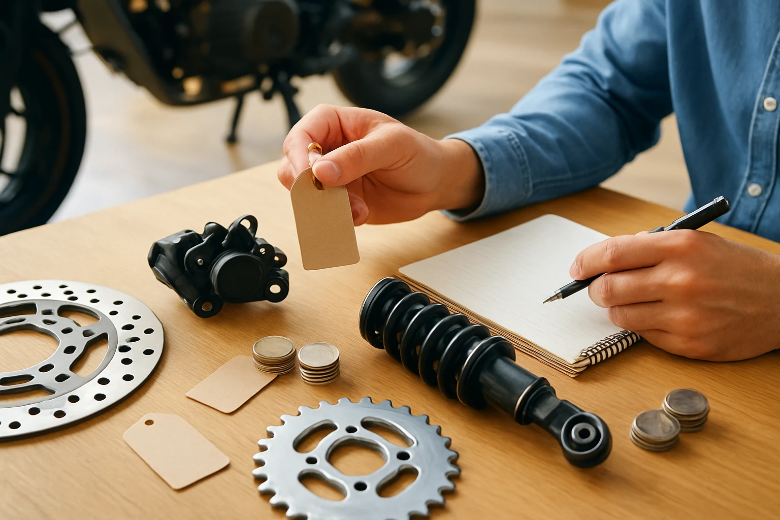 ราคาและต้นทุนของอะไหล่แต่งมอเตอร์ไซค์