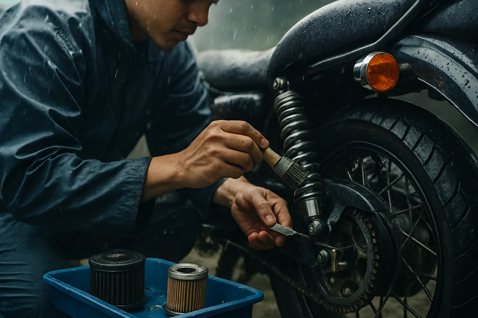 บำรุงรักษาอะไหล่แต่งมอเตอร์ไซค์ฤดูฝน