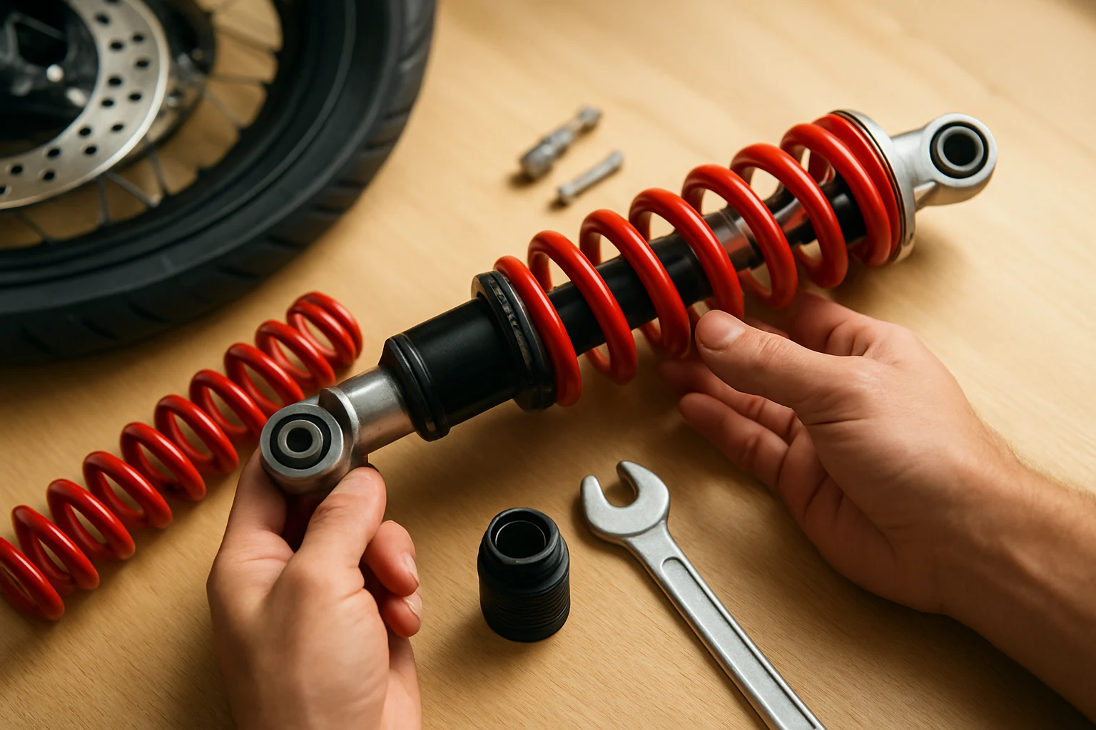 ปัญหาอะไหล่แต่งมอเตอร์ไซค์โช๊คอัพ