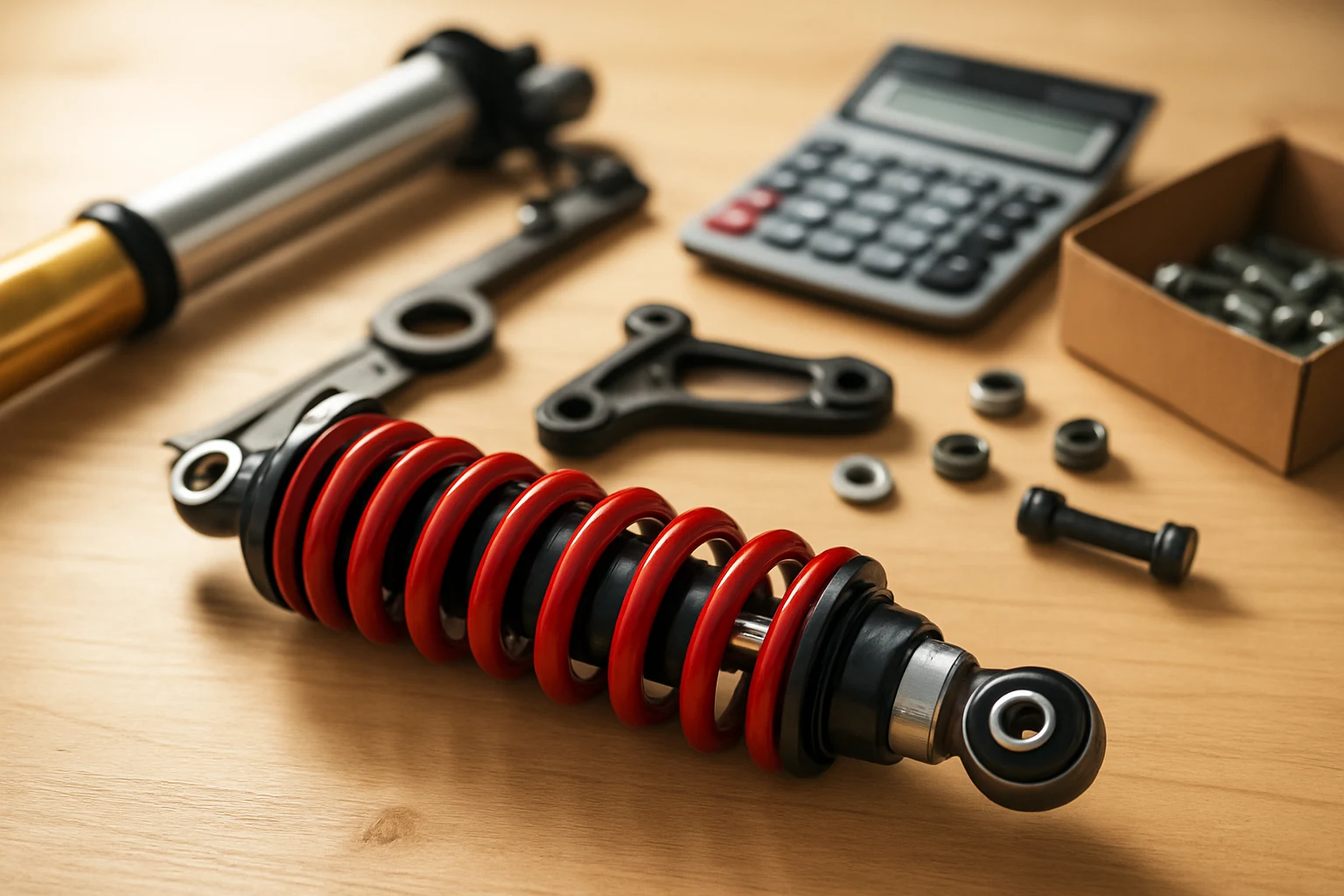 ค่าใช้จ่ายอะไหล่แต่งมอเตอร์ไซค์กันสะเทือน