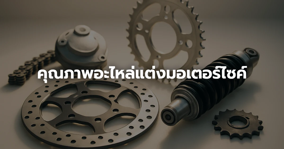 คุณภาพอะไหล่แต่งมอเตอร์ไซค์ คุณภาพอะไหล่แต่งมอเตอร์ไซค์