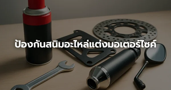 ป้องกันสนิมอะไหล่แต่งมอเตอร์ไซค์